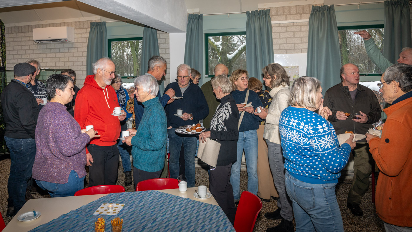 Koffie en oliebollen &copy;Martien van Dooren