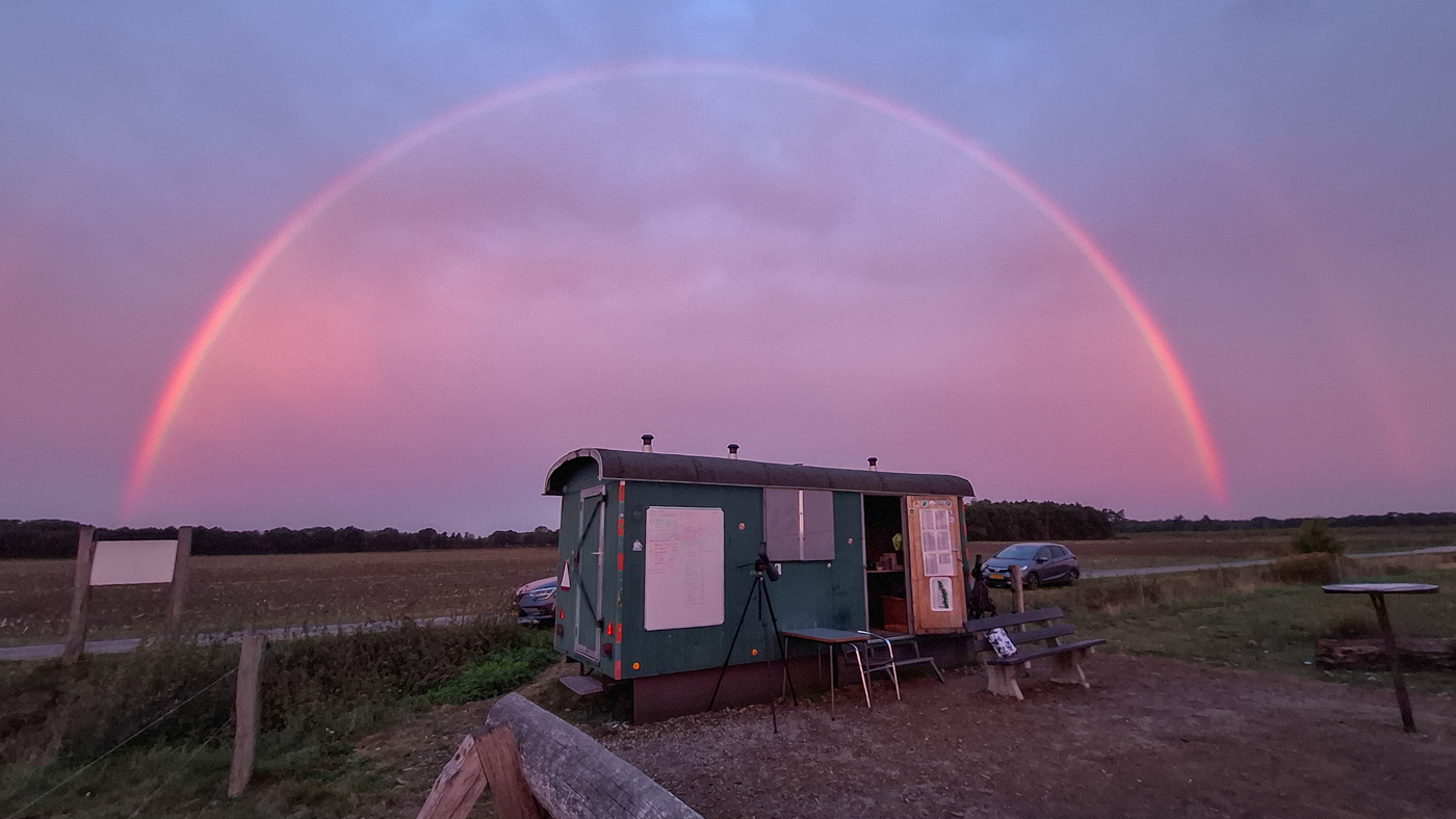 Keet met de regenboog